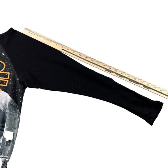 Disney Parks Star Wars Womens Shirt Size Large Long Sleeve Tie Front Waist - Picture 10 of 10